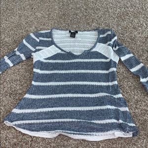 Deb Navy striped shirt